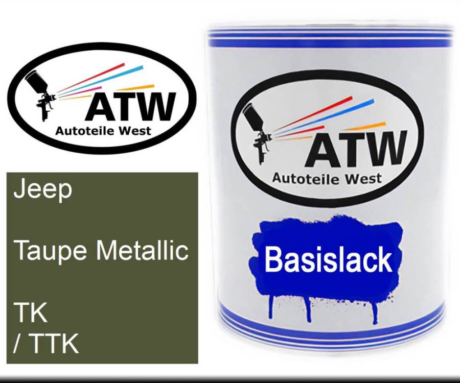 Jeep, Taupe Metallic, TK / TTK: 1L Lackdose, von ATW Autoteile West.